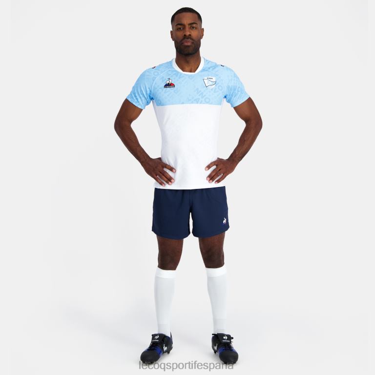 Le Coq Sportif camiseta de moda azul hombres TD866168 ropa