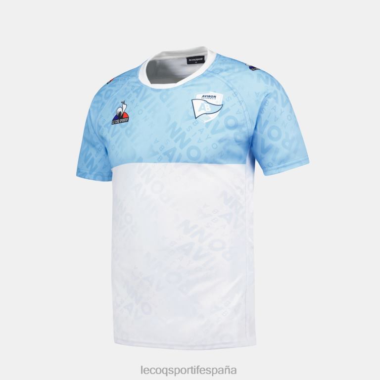 Le Coq Sportif camiseta de moda azul hombres TD866168 ropa