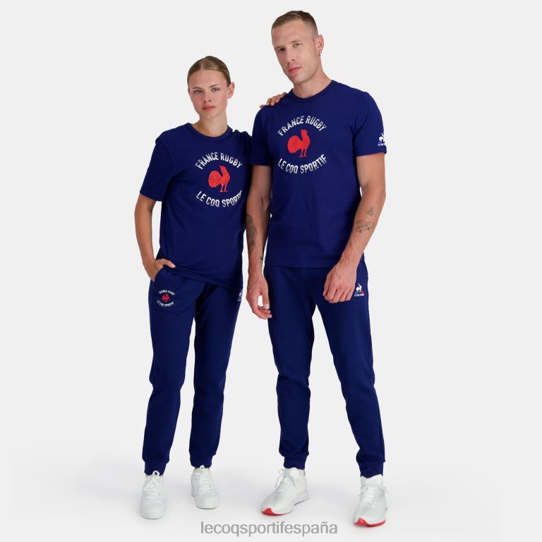 Le Coq Sportif camiseta - francia rugby azul hombres TD866172 ropa