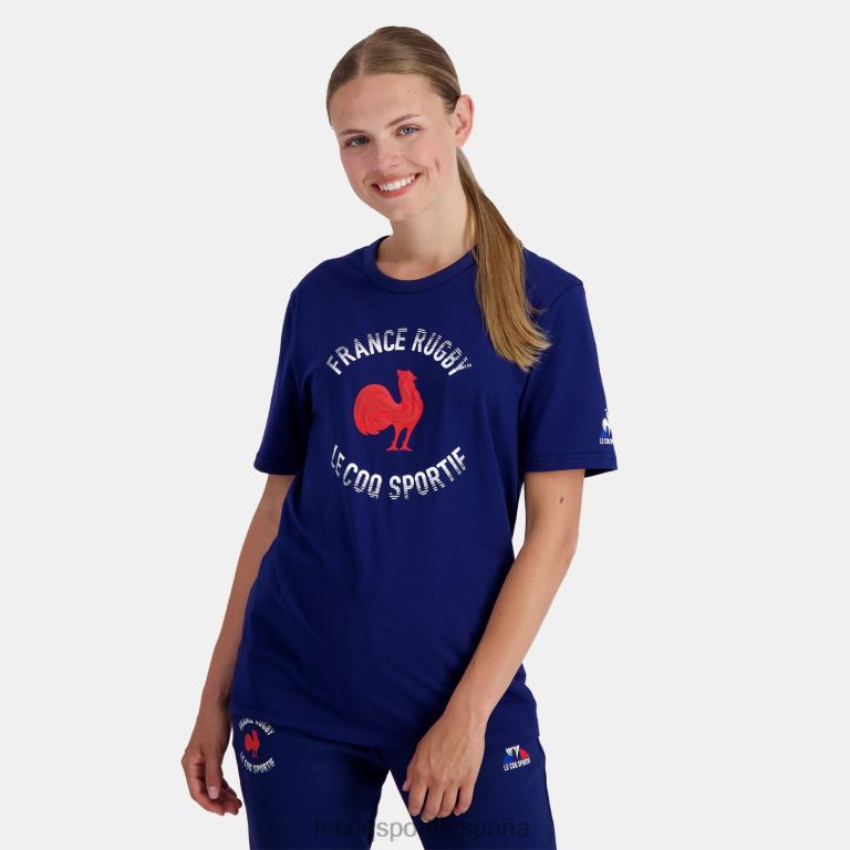 Le Coq Sportif camiseta - francia rugby azul hombres TD866172 ropa