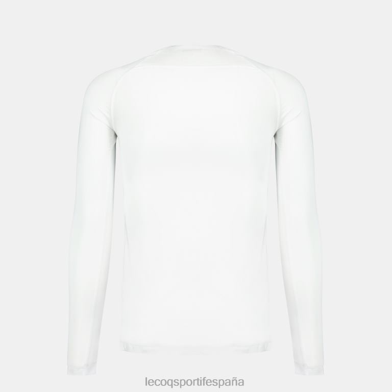 Le Coq Sportif camiseta manga larga blanca hombres TD866197 ropa
