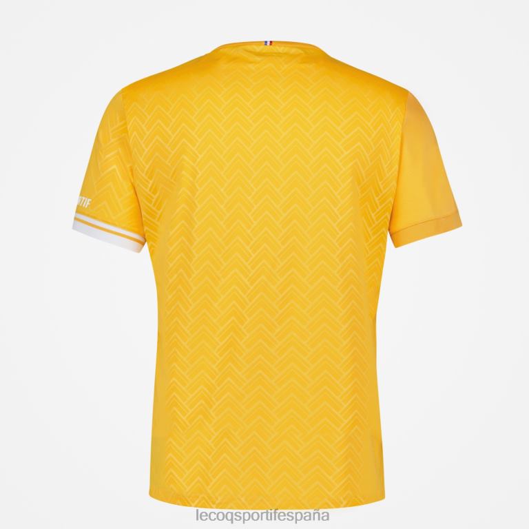 Le Coq Sportif camiseta naranja hombres TD866478 ropa