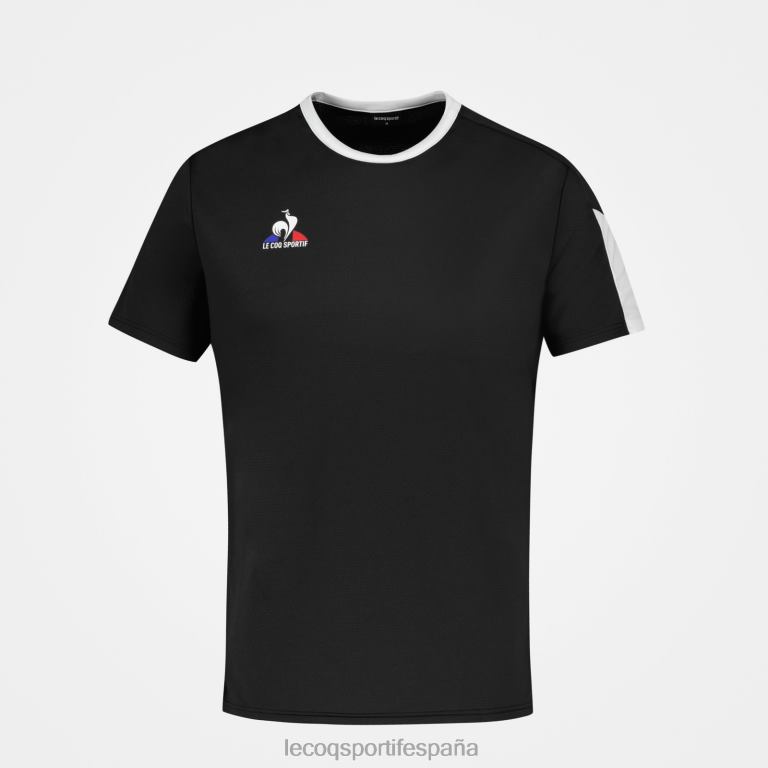 Le Coq Sportif camiseta negra hombres TD866188 ropa