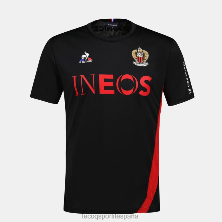 Le Coq Sportif camiseta negra hombres TD866208 ropa