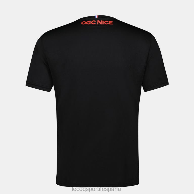 Le Coq Sportif camiseta negra hombres TD866208 ropa