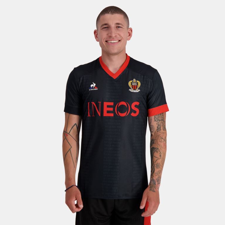 Le Coq Sportif camiseta negra hombres TD866702 ropa