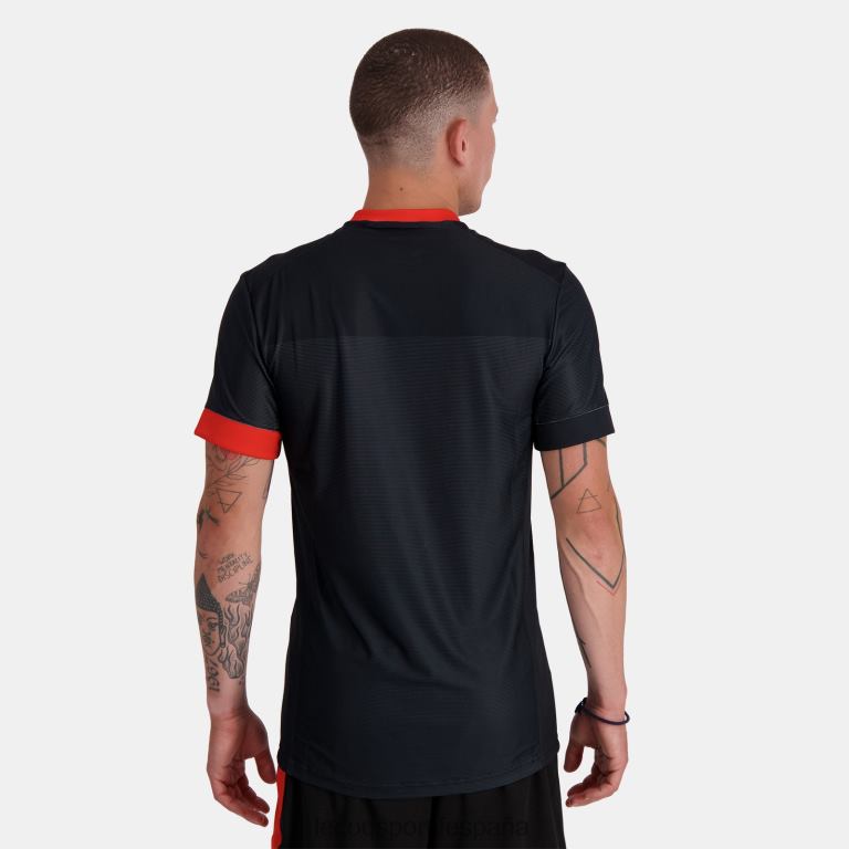 Le Coq Sportif camiseta negra hombres TD866702 ropa