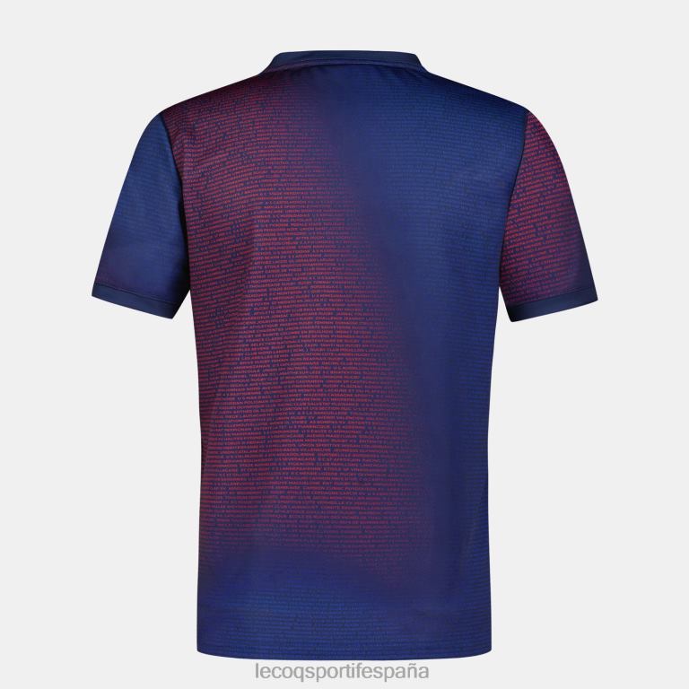 Le Coq Sportif camiseta prepartido - xv de france azul hombres TD866173 ropa
