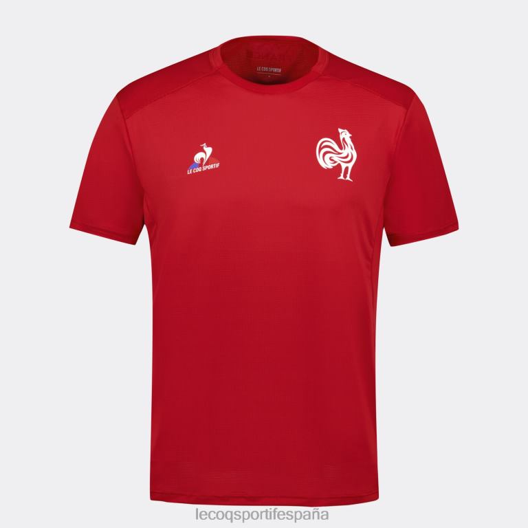 Le Coq Sportif camiseta roja hombres TD866213 ropa