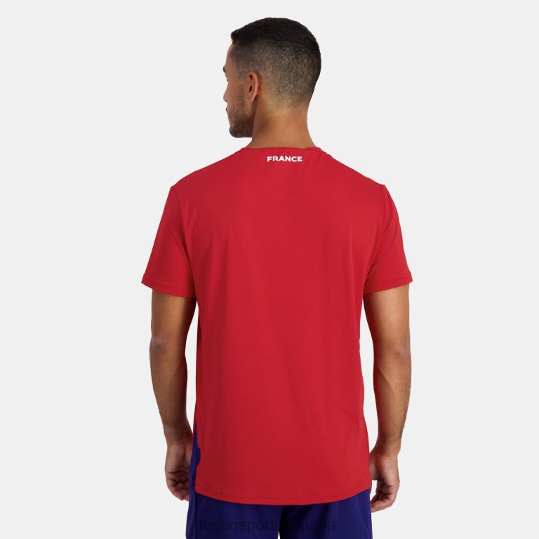 Le Coq Sportif camiseta roja hombres TD866213 ropa