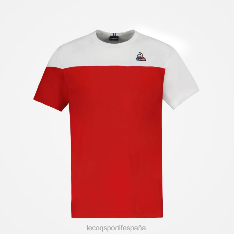 Le Coq Sportif camiseta roja hombres TD866446 ropa