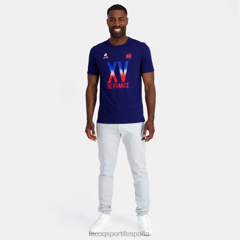 Le Coq Sportif camiseta - xv de france azul hombres TD866141 ropa