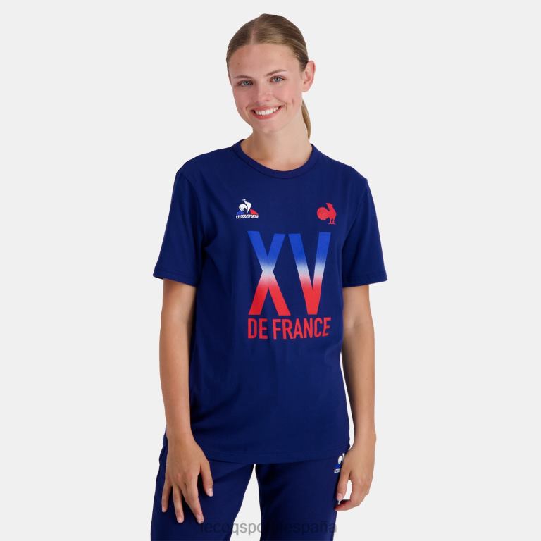 Le Coq Sportif camiseta - xv de france azul hombres TD866141 ropa