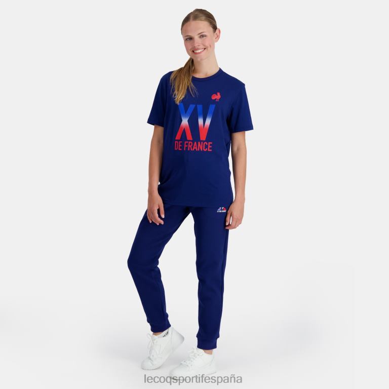 Le Coq Sportif camiseta - xv de france azul hombres TD866141 ropa