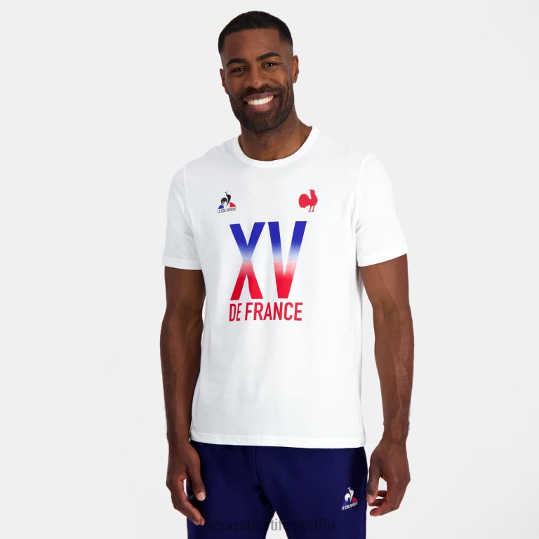 Le Coq Sportif camiseta - xv de france blanco hombres TD866157 ropa
