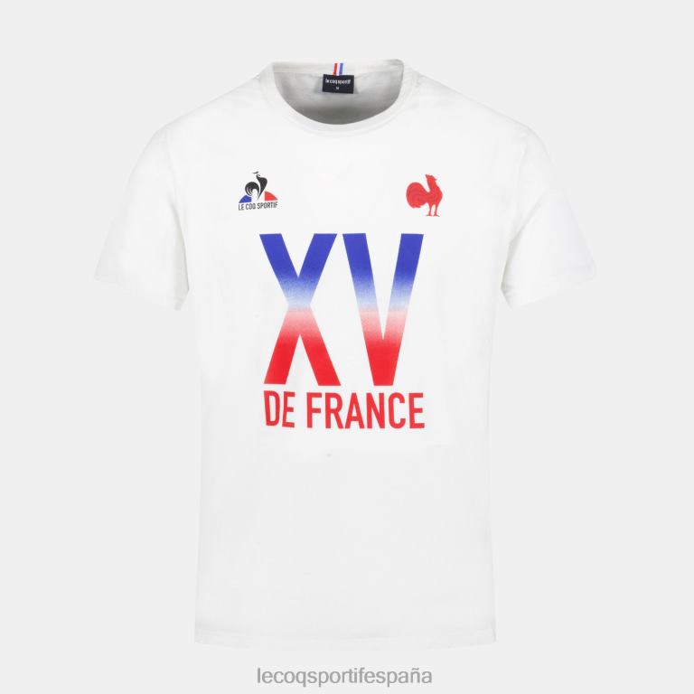 Le Coq Sportif camiseta - xv de france blanco hombres TD866157 ropa