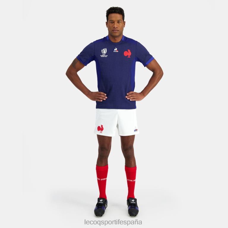 Le Coq Sportif réplica camiseta xv de france - copa del mundo de rugby 2023 azul hombres TD866692 ropa
