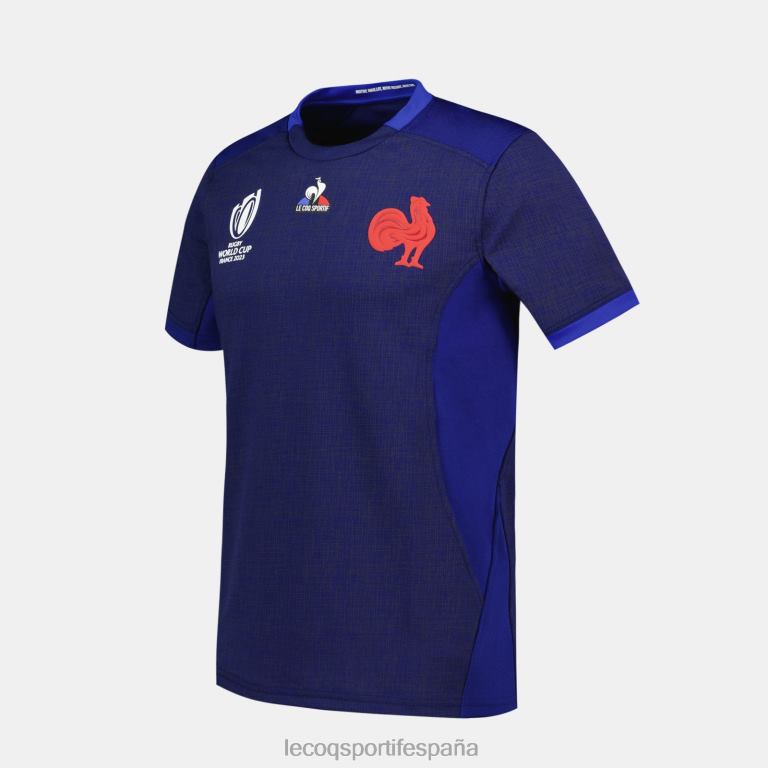 Le Coq Sportif réplica camiseta xv de france - copa del mundo de rugby 2023 azul hombres TD866692 ropa