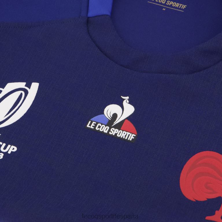 Le Coq Sportif réplica camiseta xv de france - copa del mundo de rugby 2023 azul hombres TD866692 ropa