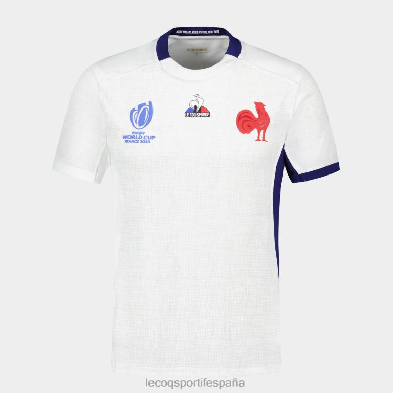 Le Coq Sportif réplica camiseta xv de france - copa del mundo de rugby 2023 blanco hombres TD866693 ropa