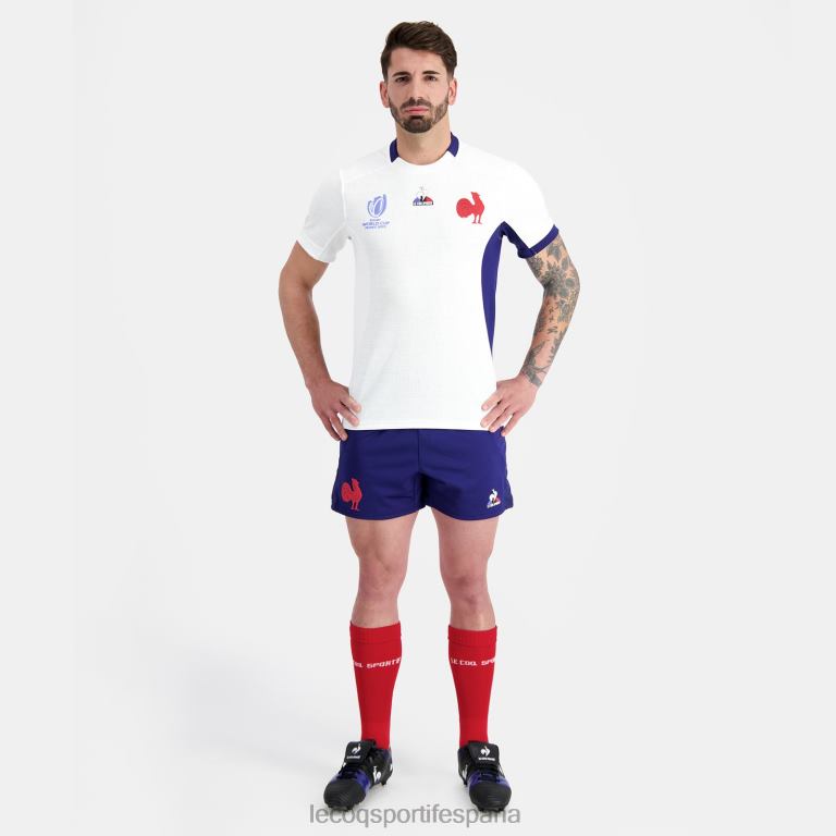 Le Coq Sportif réplica camiseta xv de france - copa del mundo de rugby 2023 blanco hombres TD866693 ropa