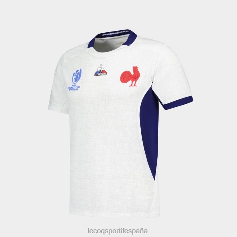 Le Coq Sportif réplica camiseta xv de france - copa del mundo de rugby 2023 blanco hombres TD866693 ropa