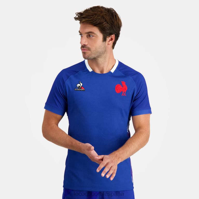 Le Coq Sportif replica camiseta rugby 7 - equipe de france azul hombres TD866475 ropa