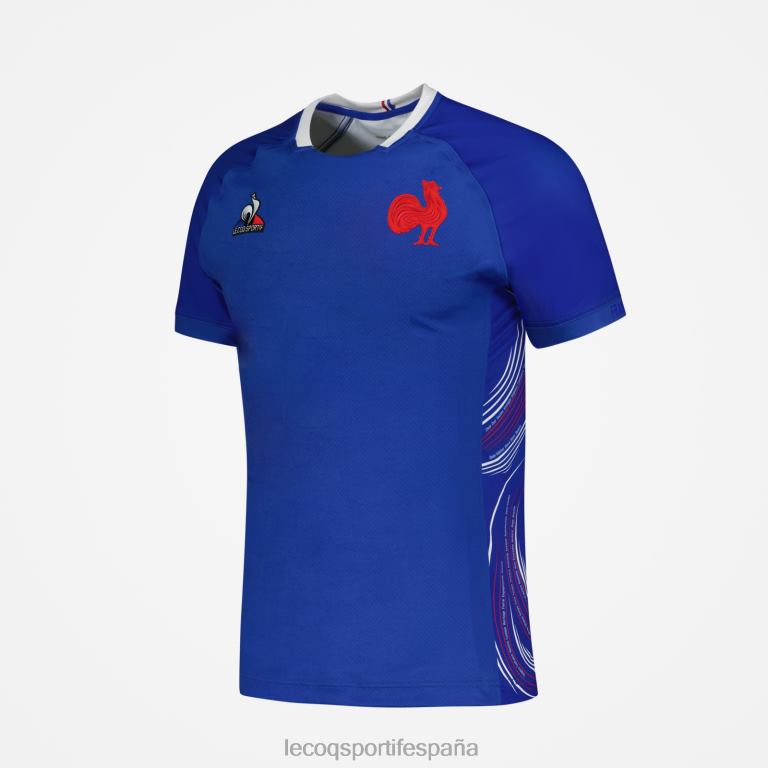 Le Coq Sportif replica camiseta rugby 7 - equipe de france azul hombres TD866475 ropa