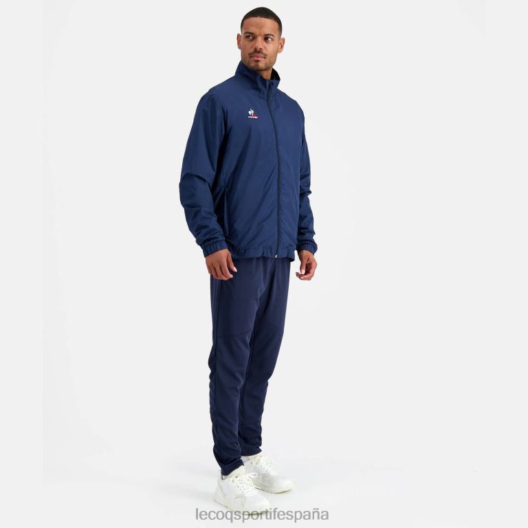 Le Coq Sportif chaqueta azul hombres TD866121 ropa