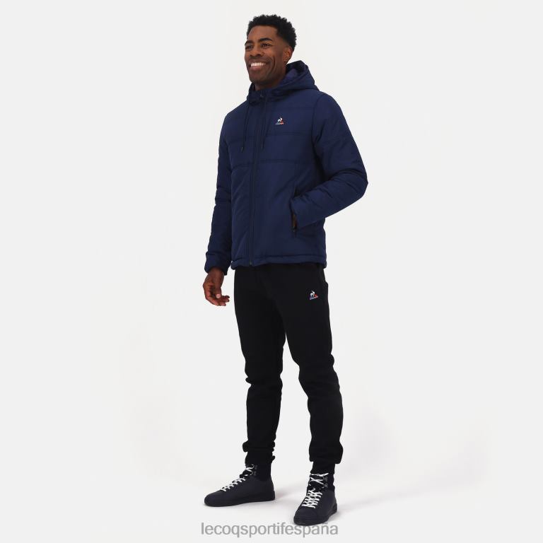 Le Coq Sportif chaqueta azul hombres TD866482 ropa