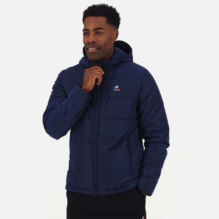 Le Coq Sportif chaqueta azul hombres TD866482 ropa