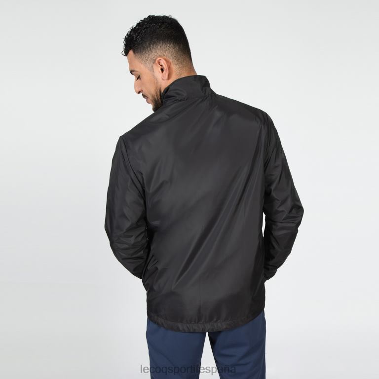 Le Coq Sportif chaqueta negra hombres TD866120 ropa