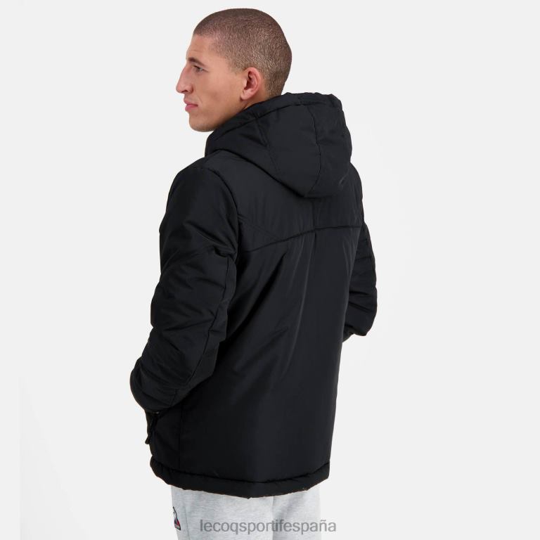 Le Coq Sportif chaqueta negra hombres TD866480 ropa