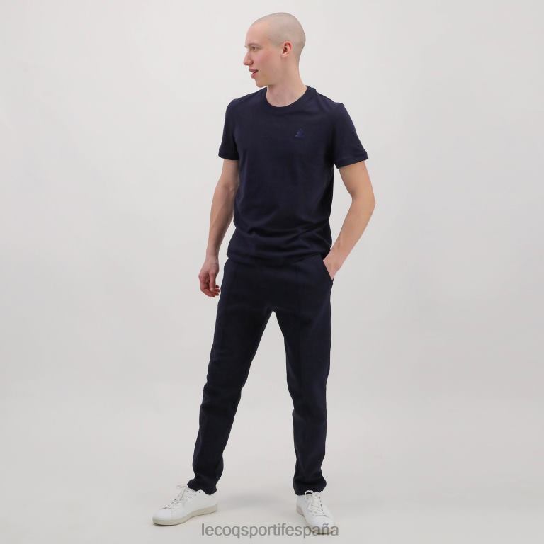Le Coq Sportif pantalon azul hombres TD866117 ropa