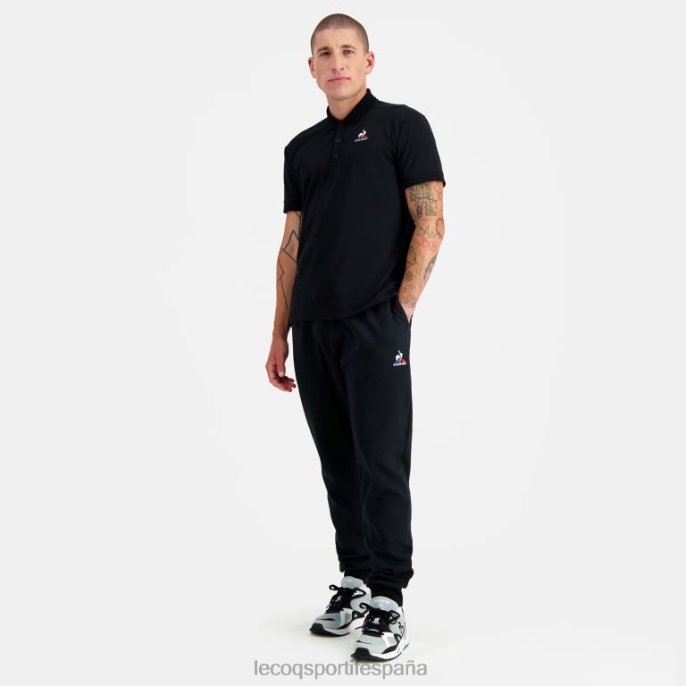 Le Coq Sportif pantalon negro hombres TD866108 ropa