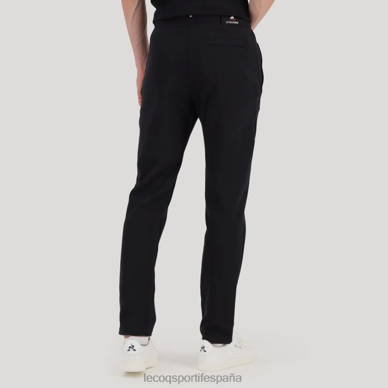 Le Coq Sportif pantalon negro hombres TD866116 ropa