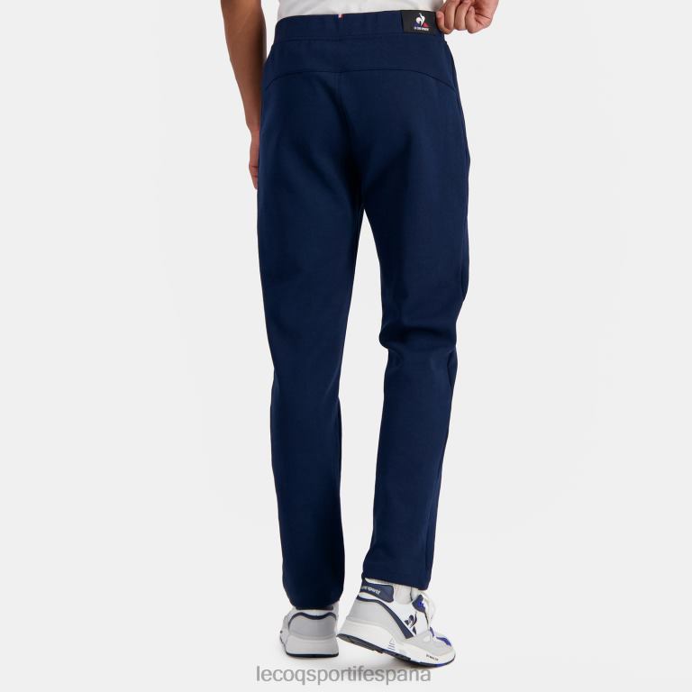 Le Coq Sportif pantalones de moda azul hombres TD866101 ropa