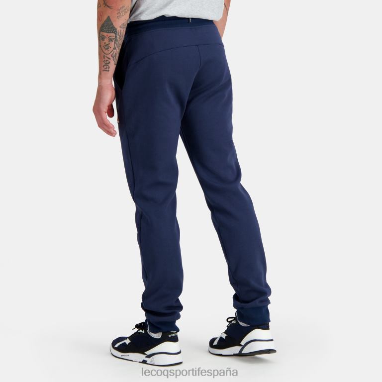 Le Coq Sportif pantalones de moda azul hombres TD866105 ropa