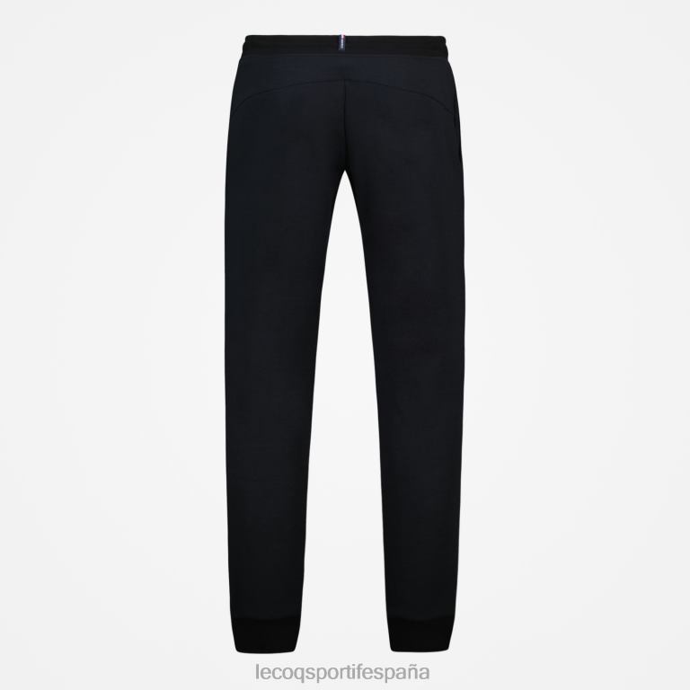 Le Coq Sportif pantalones de moda negro hombres TD866104 ropa