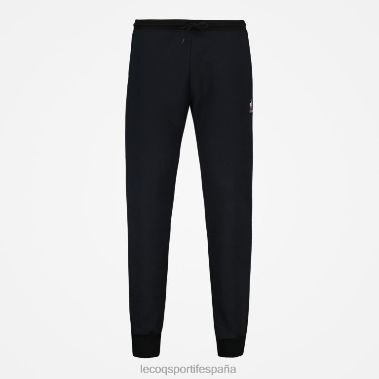 Le Coq Sportif pantalones de moda negro hombres TD866106 ropa