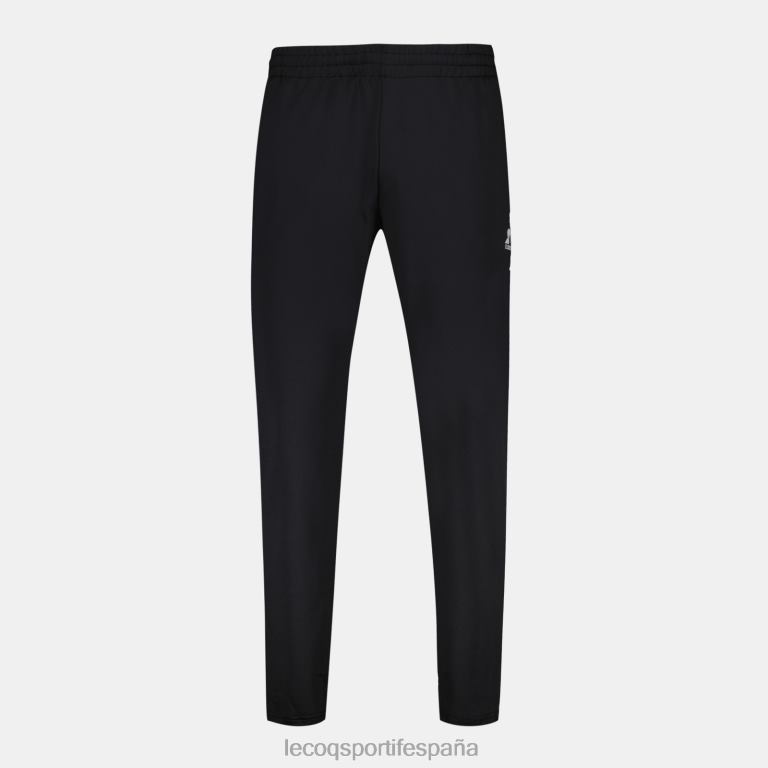 Le Coq Sportif pantalones de moda negro hombres TD86682 ropa