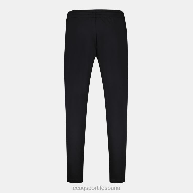 Le Coq Sportif pantalones de moda negro hombres TD86682 ropa