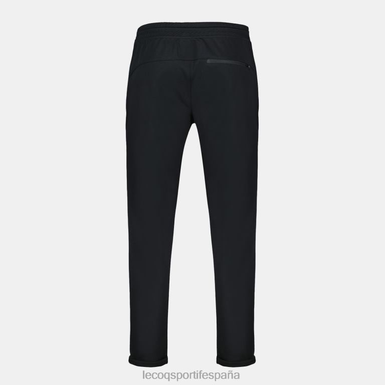 Le Coq Sportif pantalones de moda negro hombres TD86698 ropa