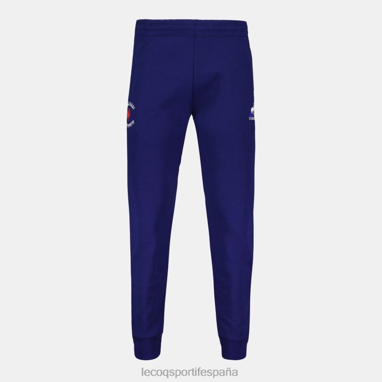Le Coq Sportif pantalones - francia rugby azul hombres TD86687 ropa