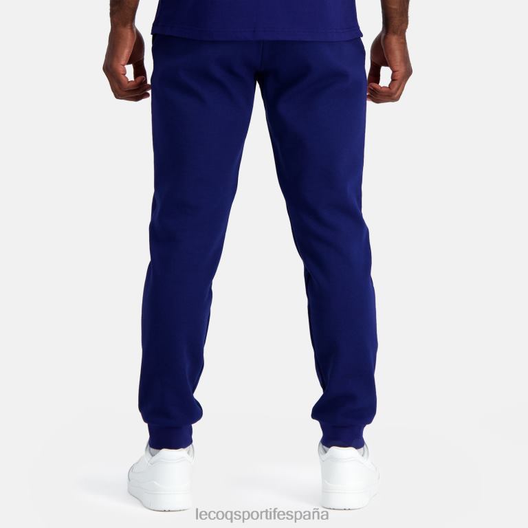 Le Coq Sportif pantalones - francia rugby azul hombres TD86687 ropa