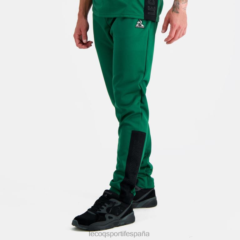 Le Coq Sportif pantalones verdes hombres TD866501 ropa