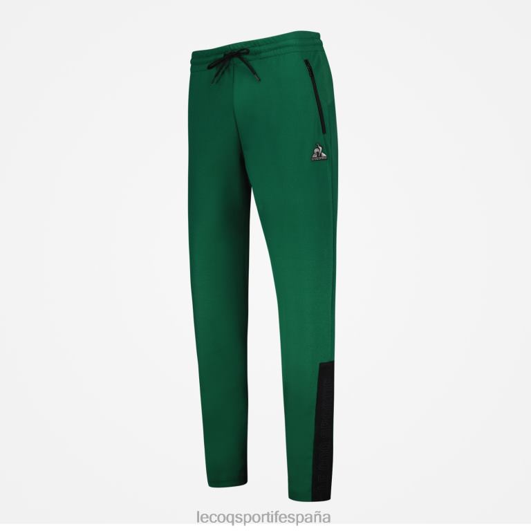 Le Coq Sportif pantalones verdes hombres TD866501 ropa