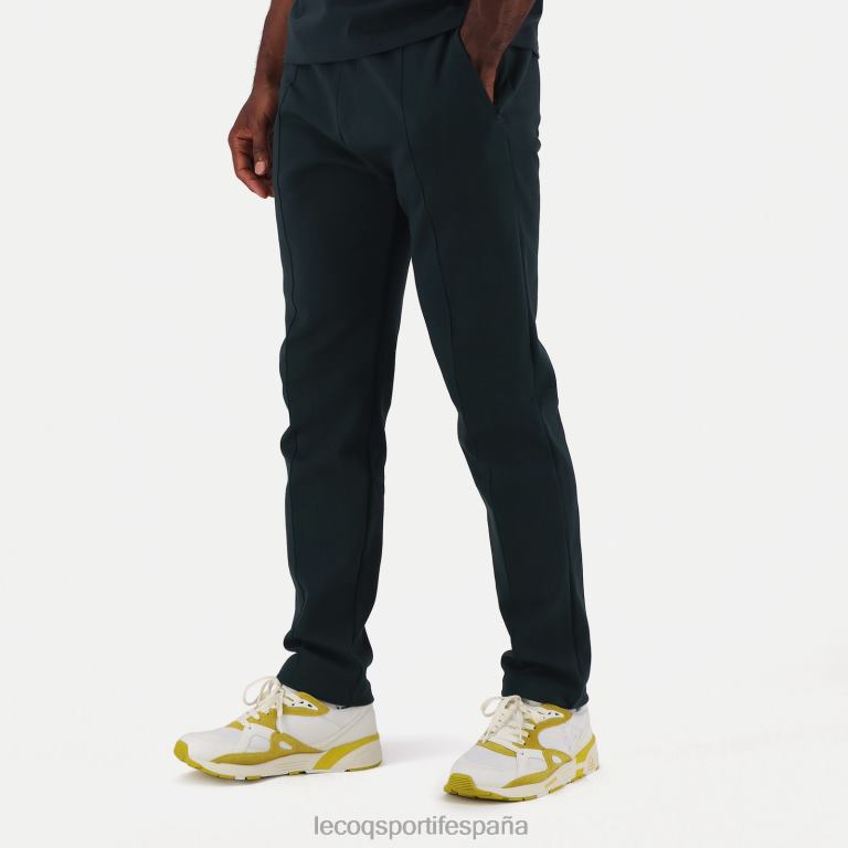 Le Coq Sportif pantalones verdes hombres TD866505 ropa