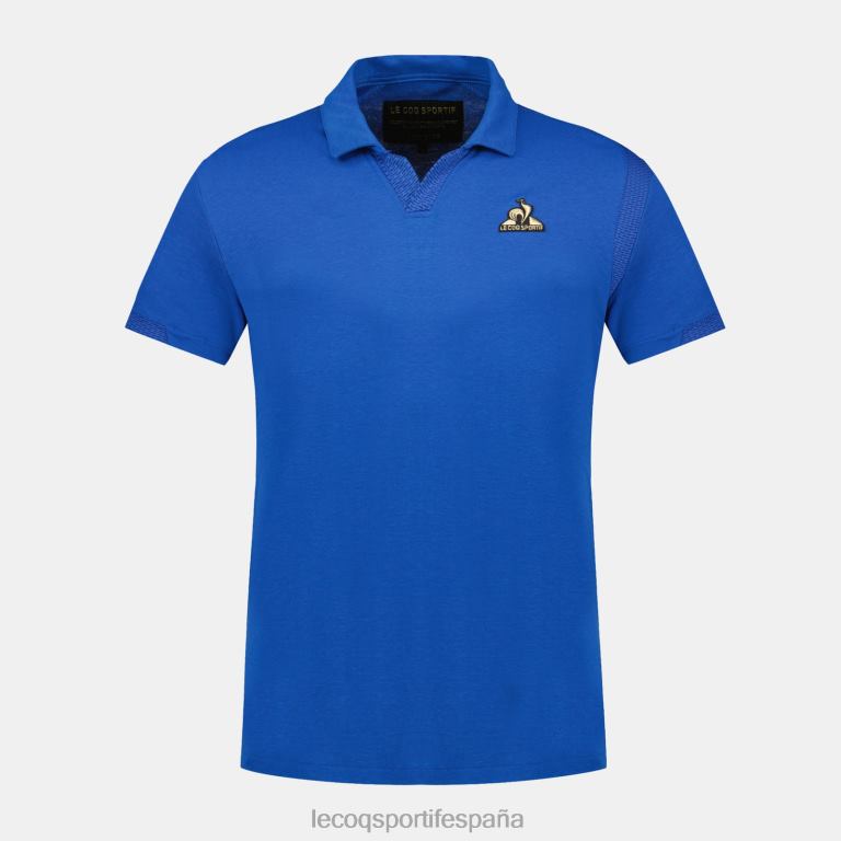 Le Coq Sportif polo azul hombres TD866131 ropa