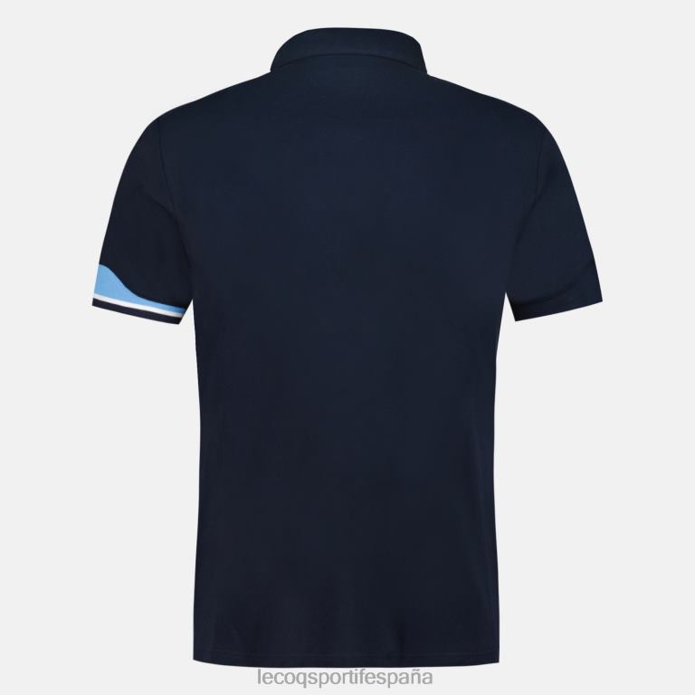 Le Coq Sportif polo azul hombres TD866132 ropa